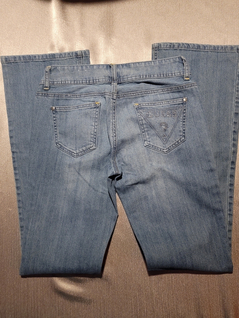 Light Blue Women's Denim Jeans - Classic Back Pocket Detail
